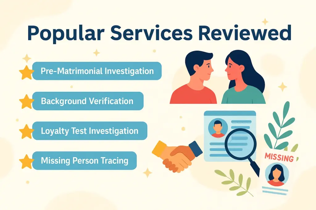 Popular Services Reviewed ion detective agency