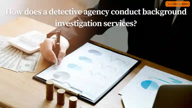 How does a detective agency conduct background investigation services?